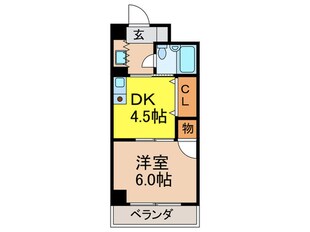 グリ－ンヒルⅡの物件間取画像